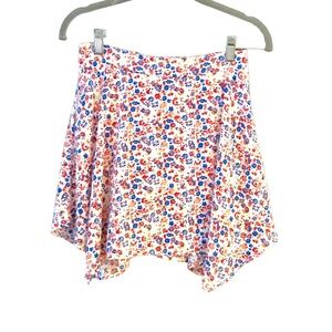 Faded Glory Girls Floral Skort Skirt Sz Lg (10/12)